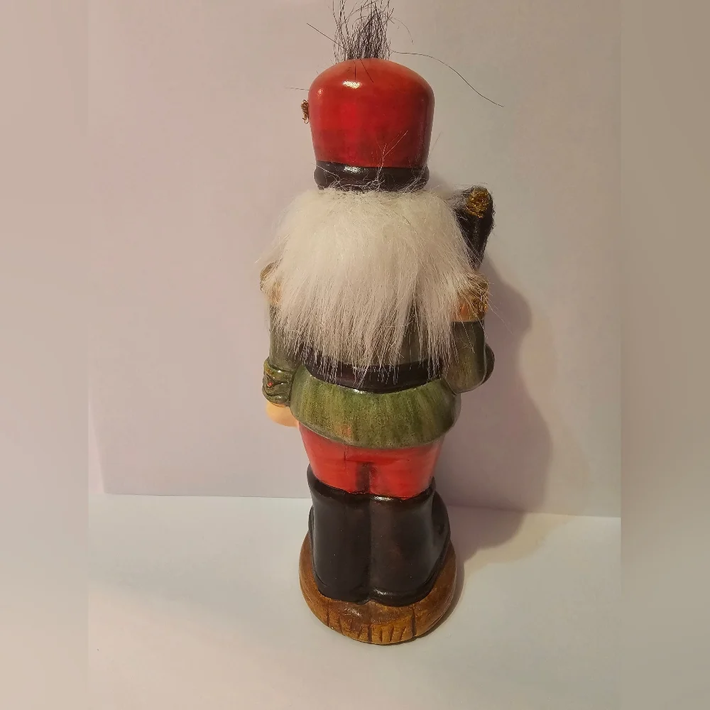 Vintage Collectible Terra Cotta Soldier Nutcracker Figurine Christmas Decor